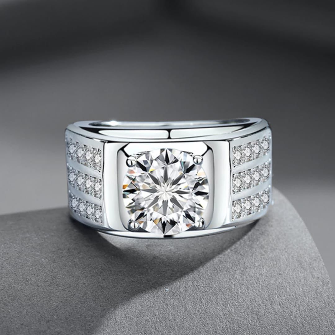 WATCH WITH RING ADJUSTABLE SIZE